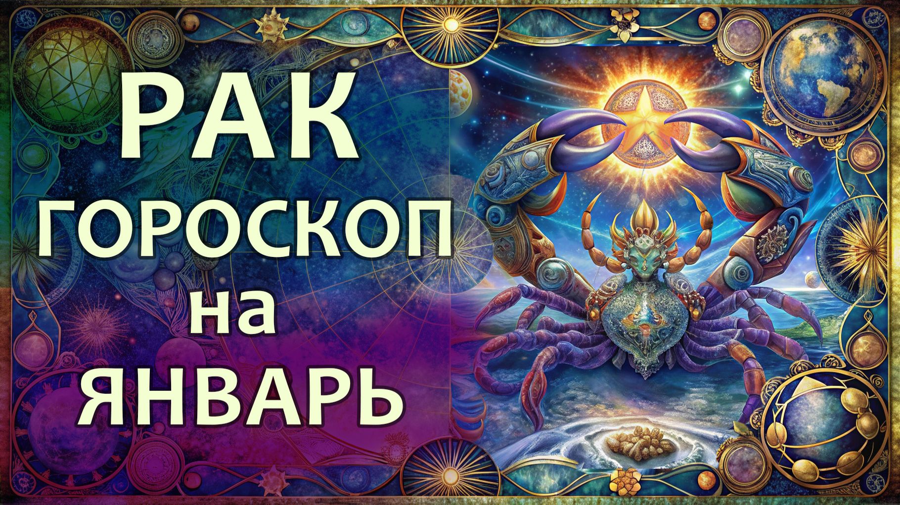 Гороскоп для Рака на январь 2026 года