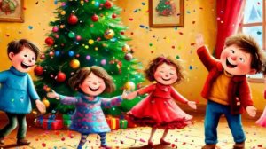 Новогодний Мультфильм. Детская песенка Новый Год, Новый Год.