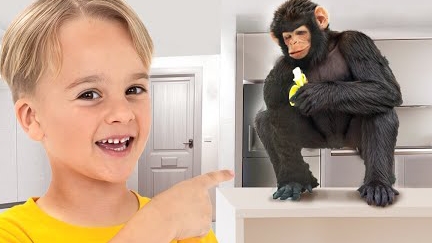 Дикие животные у меня дома! учим названия животных