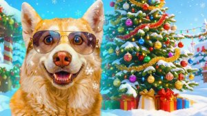 НОВОГОДНЕЕ ОБРАЩЕНИЕ ХАСКИ БУБЛИКА!! С НАСТУПАЮЩИМ!