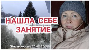 НАШЛА СЕБЕ ЗАБОТУ_ ЖИЗНЬ В ДЕРЕВНЕ _ ЖИЗНЬ ХОРОША 25.12.25г