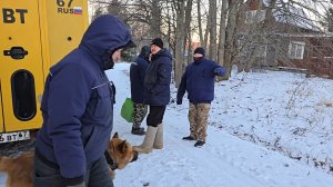 Зимний морозец, компания у печки и маленький грызлик