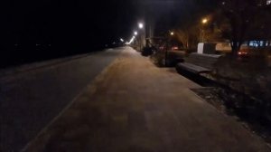 Ночная Комсомольская набережная 03.12.2023 г