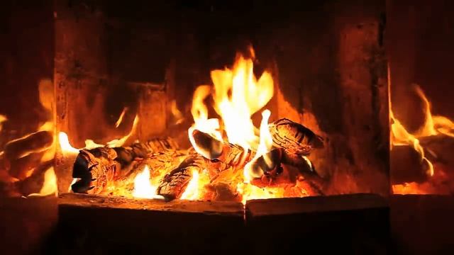 Камин, пламя,нежный джаз для отдыха, романтическая обстановка смотреть онлайн