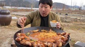 Рагу из кимчи и жаренная свинина. Мукбанг по Корейски, кушаем и наслаждаемся