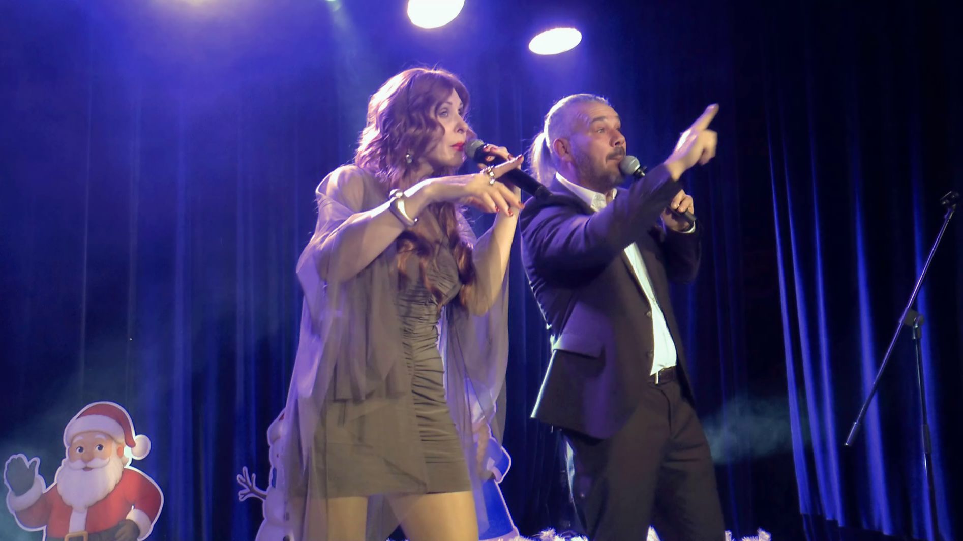 Наталья Чарская и Анатолий Пынин «Новогодний бит» (слова и музыка Ольга Вавилонская) смотреть онлайн