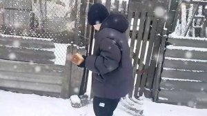 вернулся в совхоз, обзор что поменялось, выпал снег, новый год 2026.