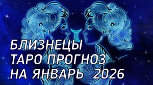 ♊️ Близнецы. Таро прогноз на январь 2026 г