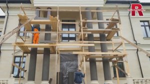 Колонны. Создание изоляционного слоя с подготовкой под отделку любым финишным материалом. Руспанель