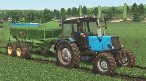 МТЗ-892 внесение удобрений. FS25 Сосновка