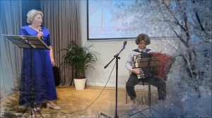 "Падает снег" слова В.Пятко,музыка А.Аверкин.Поет Т.Шишикина.Аккордеон О.Бочкова.