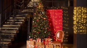 Новогодние украшение студии