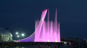В Сочи поющий фонтан в Олимпийском парке покажет новогоднюю программу