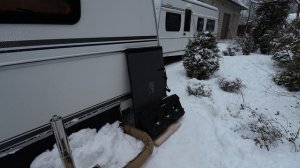 Зимний FENDT CARAVAN BIANCO ACTIV 560 SKM в снегу . Как правильно использовать.