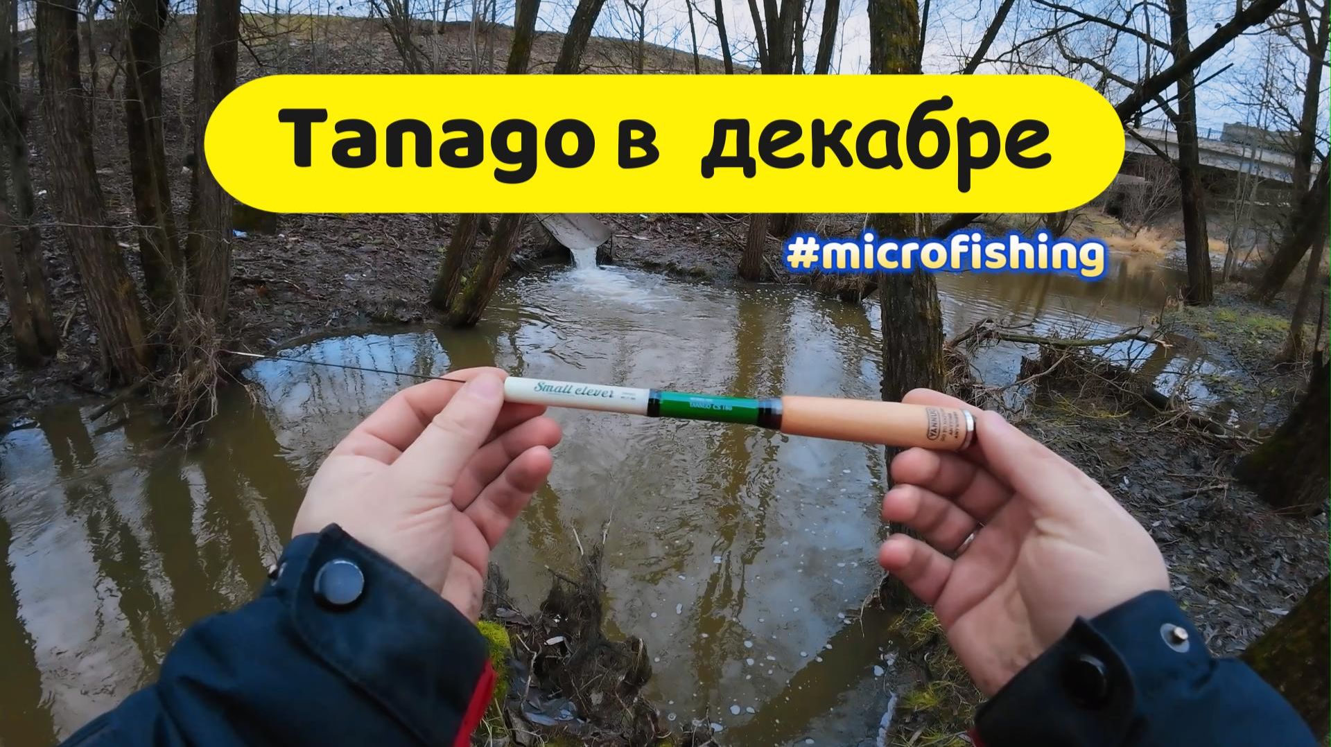 #microfishing | Tanago в декабре или плотва на поплавок | смотреть онлайн