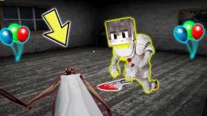 СТАЛ ПЕННИВАЙЗОМ И ЗАТРОЛИЛ БАБКУ ГРЕННИ В МАЙНКРАФТ   КЛОУН ОНО В MINECRAFT ТРОЛЛИНГ ЛОВУШКА GRANNY