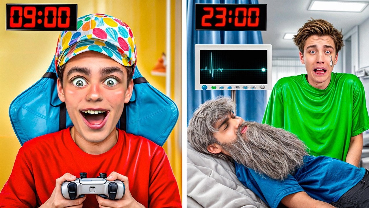 (А4) С Каждым Часом Мой ДРУГ Становится на 1 ГОД СТАРШЕ !