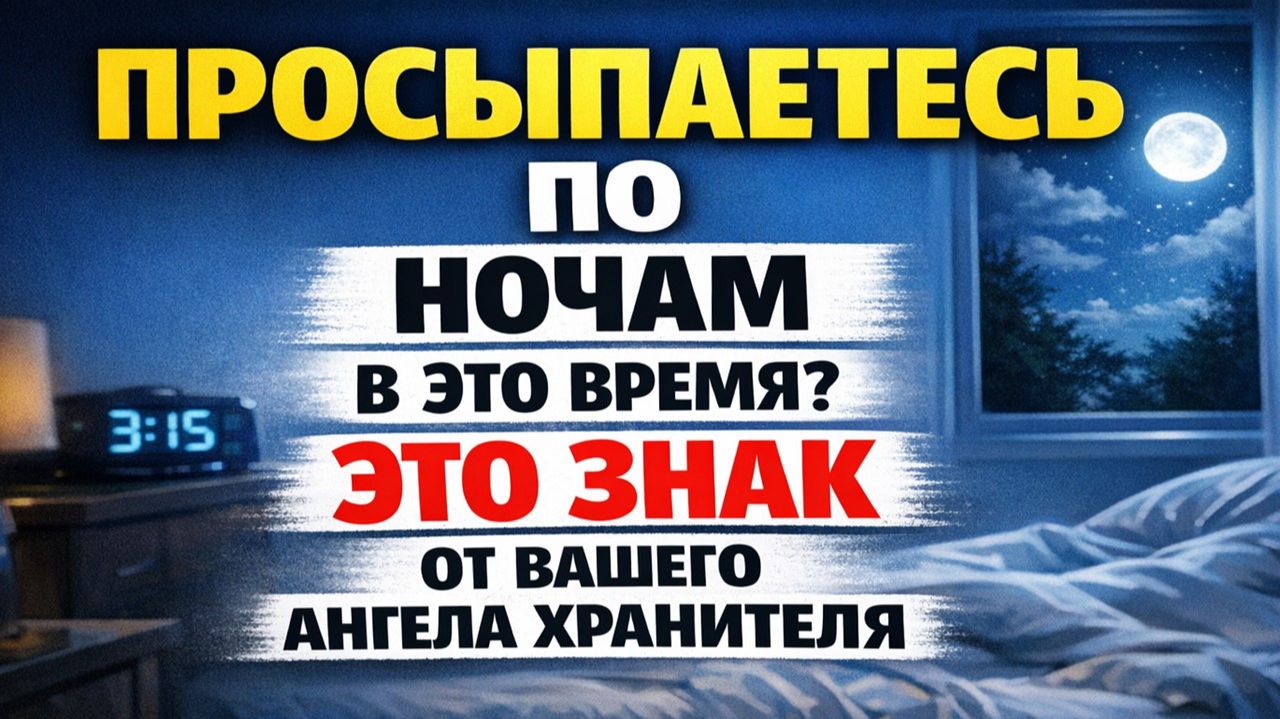 Просыпаетесь по ночам в одно и то же время - не игнорируйте этот тихий знак Ангела хранителя смотреть онлайн