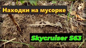 Находки на мусорке. Копаю с металлоискателем Skycruiser s63. Тольятти.