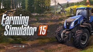 Farming Simulator 15 Собираем урожай, на самом большом поле в игре!