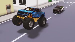 Детские мультики про машинки Развитие ребенка Полицейский и злодей на спортивном автомобиле