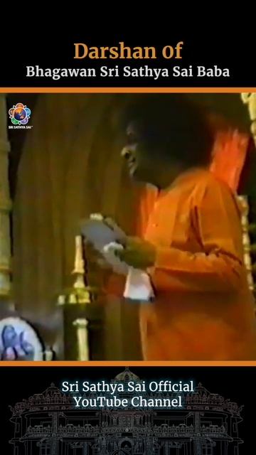 Божественный Даршан Шри Сатья Саи 🙏