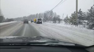 🚓🚗Ещё одно видео с места гле по пути в Ишеевку крузак сбил столб