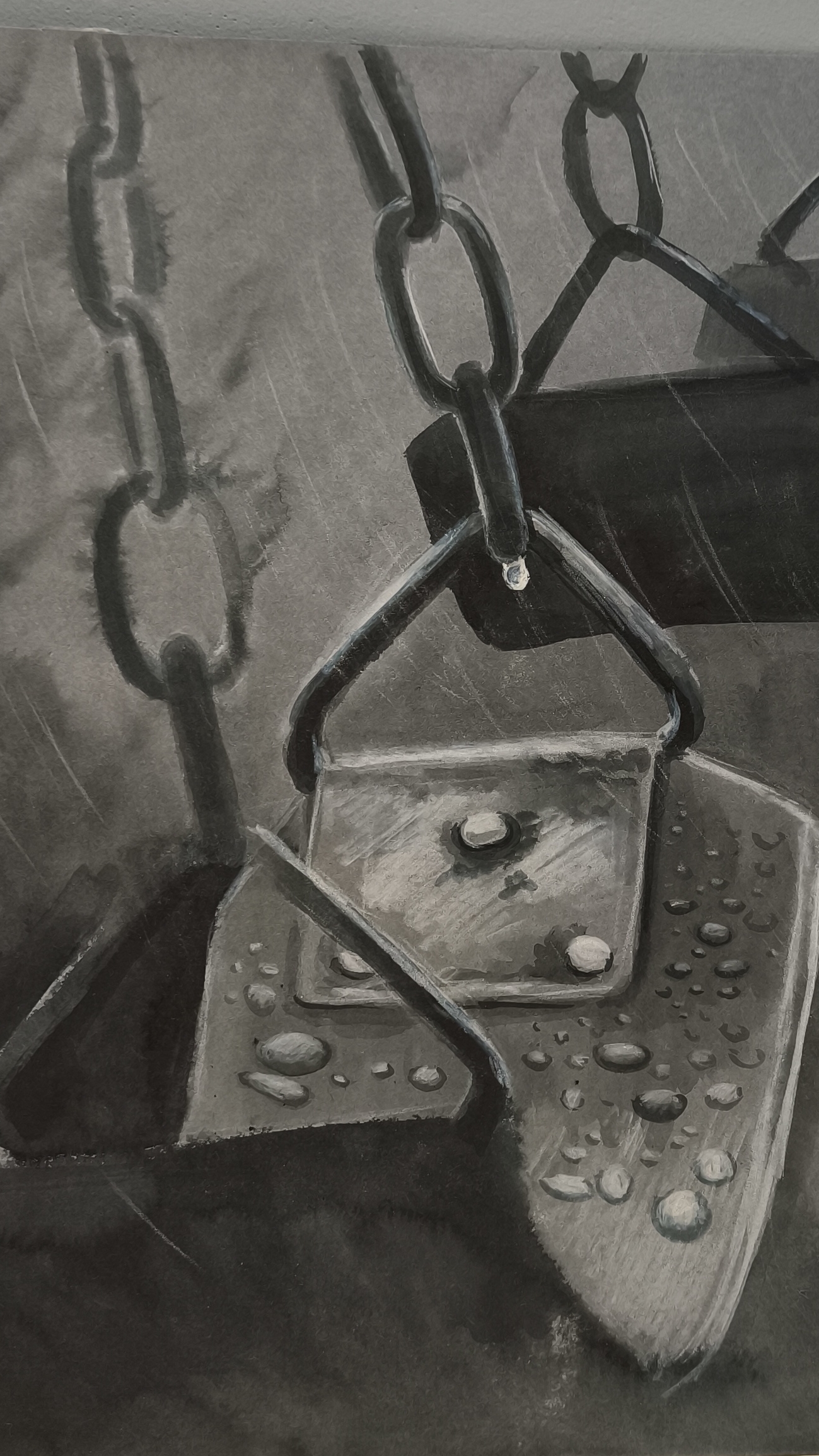 #мои_рисунки + ии #монохром #арт #качели смотреть онлайн