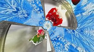 Картины Розы на Снегу в Ледяной Галерее 2 от Киностудии Мудрого Кота Тимофея!