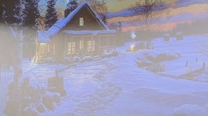 Домик окнами в сад.