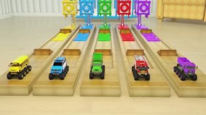 Развивающие детские мультики про машинки Летающие футбольные мячи и разноцветные горки Детские песни