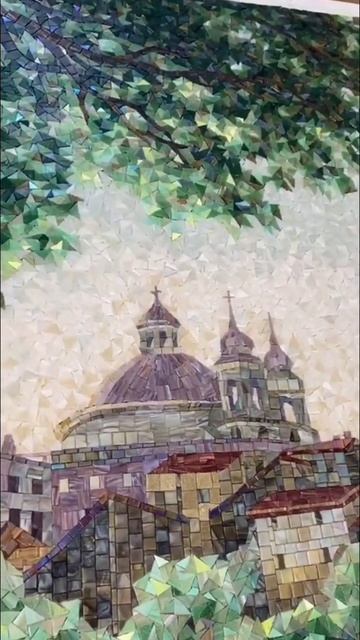 Панно из мозаики для зала "Аричча близ Рима".