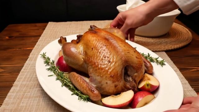 Гусь фаршированный. Рецепт внутри. смотреть онлайн