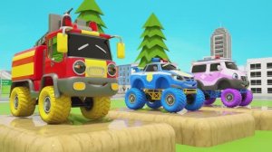 Разучите песенку Дождик, дождик, уходи + Песенка про мороженое SquareWheels TV Детские мультики