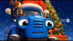 Развивающая песенка про синий трактор и новый год!