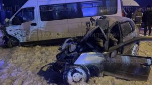 В Липецкой области шесть человек пострадали и один погиб в ДТП с микроавтобусом