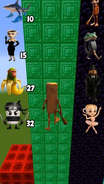 Which New Italian Brainrot Animals Jump the Best in Minecraft ✅ #minecraft #brainrot #shorts смотреть онлайн