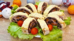 Мясной рулет к праздничному столу на Новый год и не только. Рецепт мясного рулета.