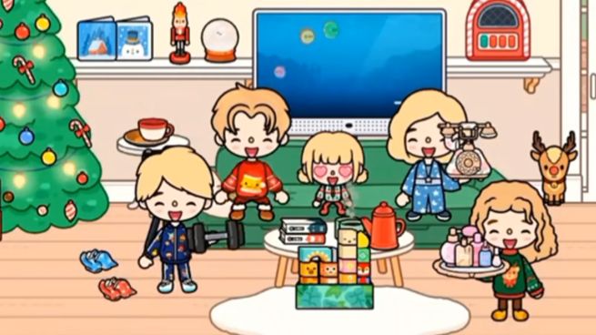 Новый год в Toca Boca Валя Гейм Valya Game смотреть онлайн