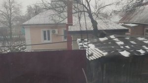 ☃️ Снег в Донецке и Макеевке