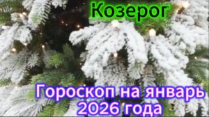 Козерог! Гороскоп на январь 2026 года!