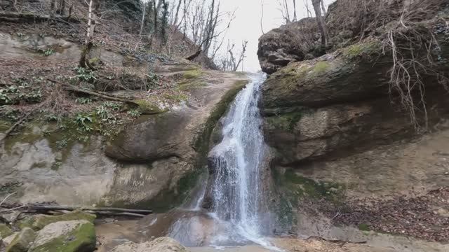 Адыгея. Ущелье и экстрим парк Мишико, водопад Наковальня, декабрь 2025