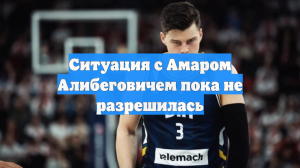 Ситуация с Амаром Алибеговичем пока не разрешилась