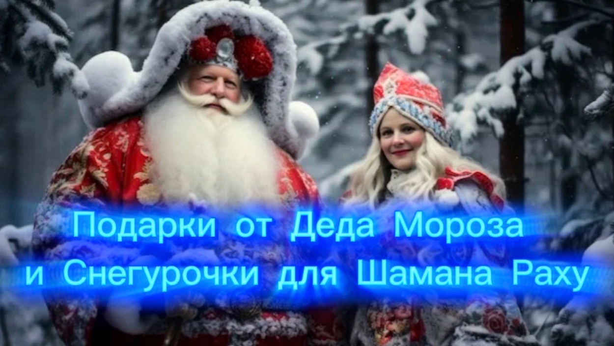 Подарки от Деда Мороза и Снегурочки для Шамана Раху на Новый 2026-й год. смотреть онлайн