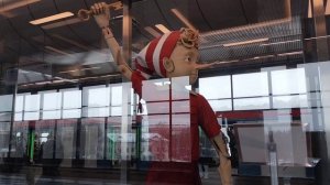 А вот и Буратино на станции "Воробьёвы горы"