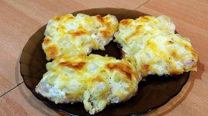 Курица с ананасами запеченная в духовке