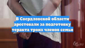 На Урале трёх родственников отправили в СИЗО по делу о подготовке теракта