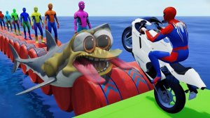 ПАУК СПАСАЕТ БЭТМЕНА ПРОТИВ ХАЛКА И ЖЕЛЕЗНОГО ЧЕЛОВЕКА В ГТА 5