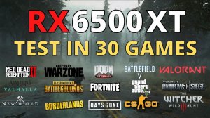 RX 6500 XT Game test in 2025