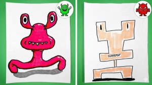 Крутые бумажные существа ✂️ Играй и твори 🌟